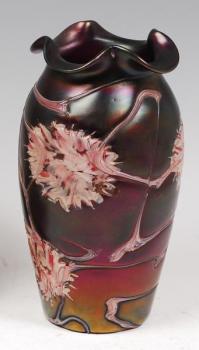 Secesní váza,Pallme-Konig,Košťany-PRODANO