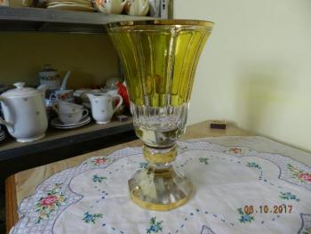 Skleněná Váza Egermann Nový Bor